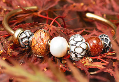 Trollbeads Armspange in Herbstfarben