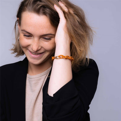 Golden Cognac Bronze Bracelet