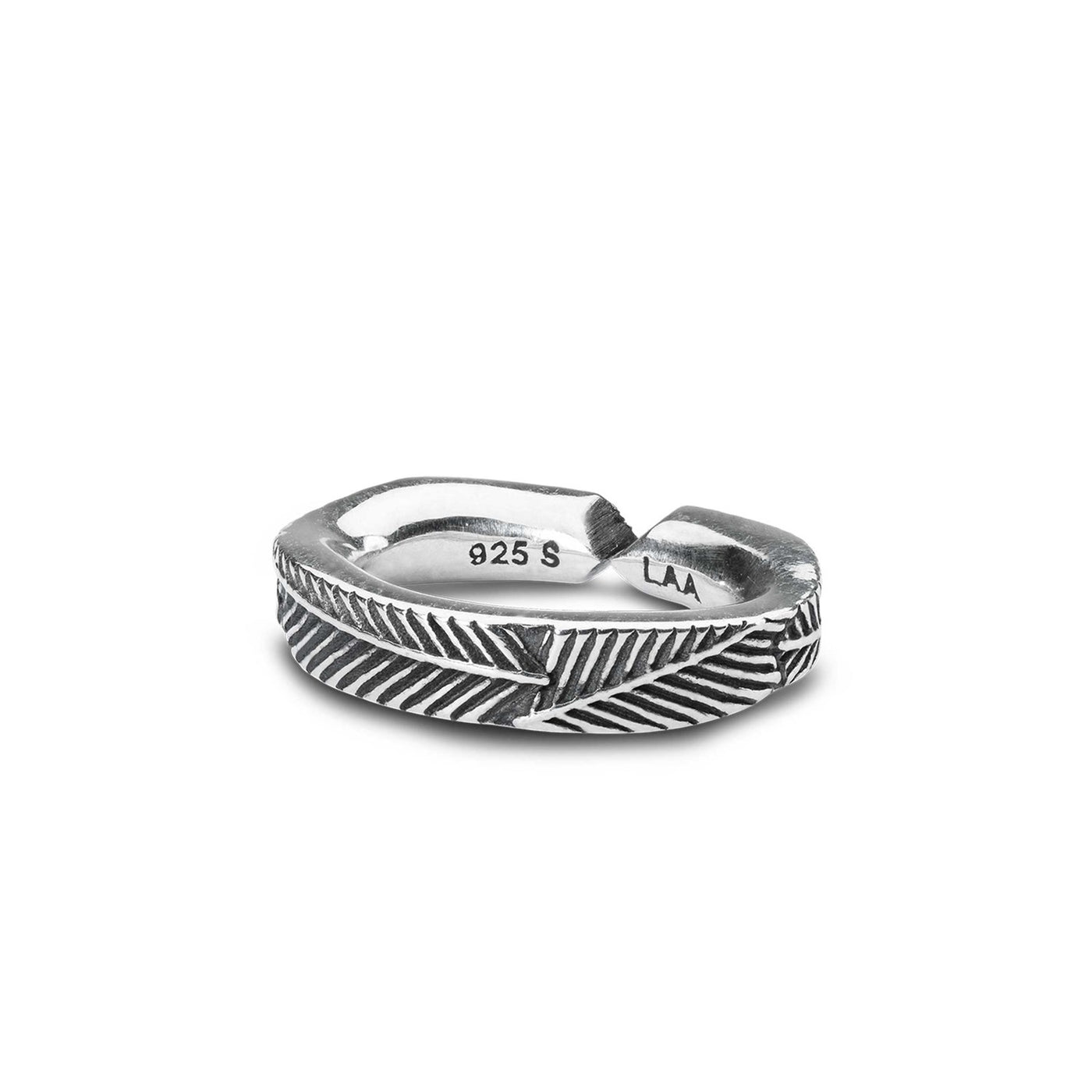 Palm Leaf, Single Silver Link