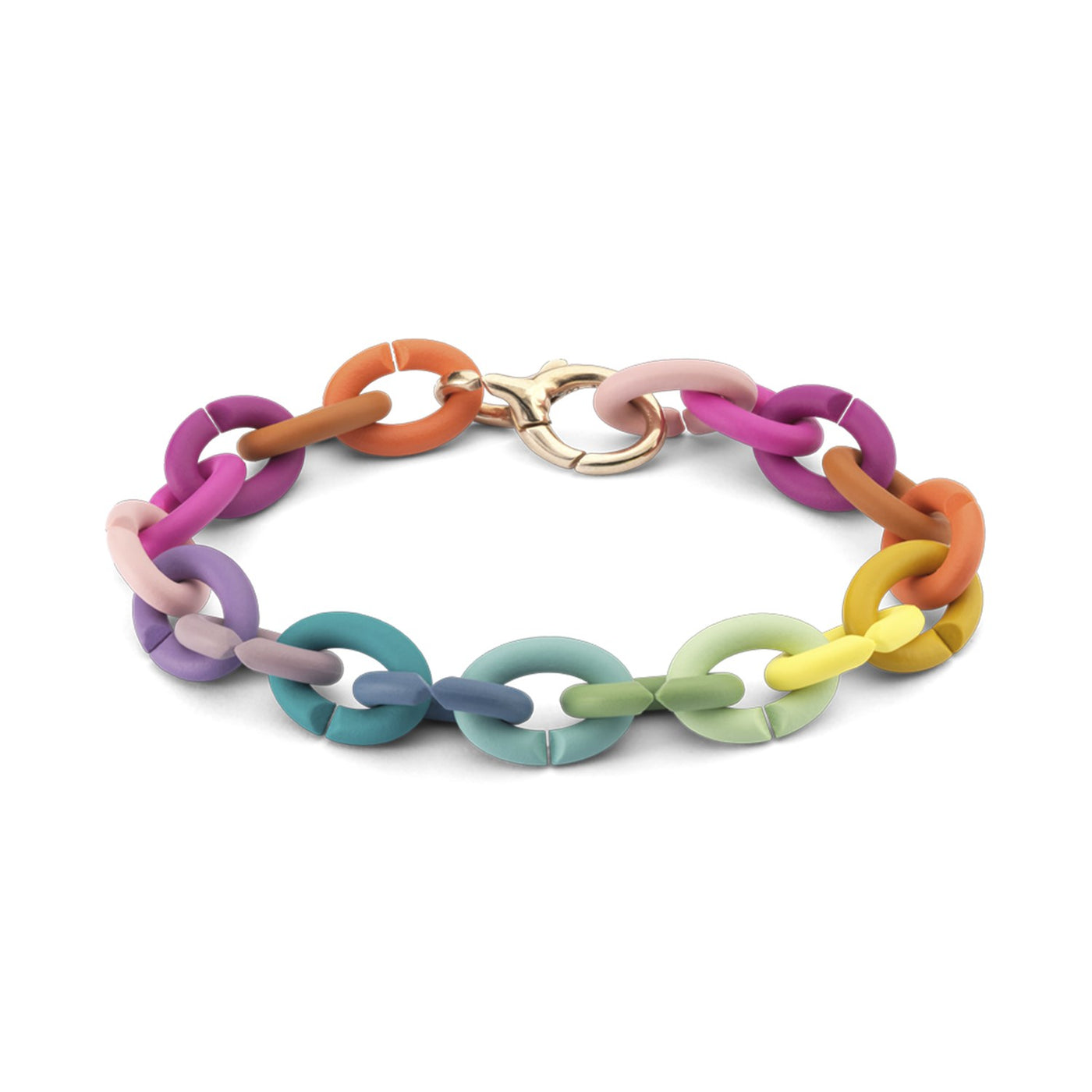 Smooth Rainbow Bronze Bracelet