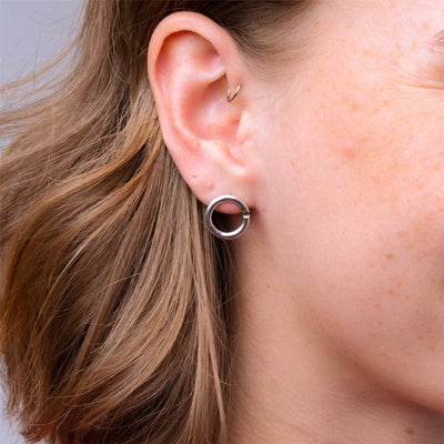 Basic, Single Silver Earring