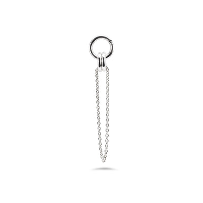 Silver Chain Earring