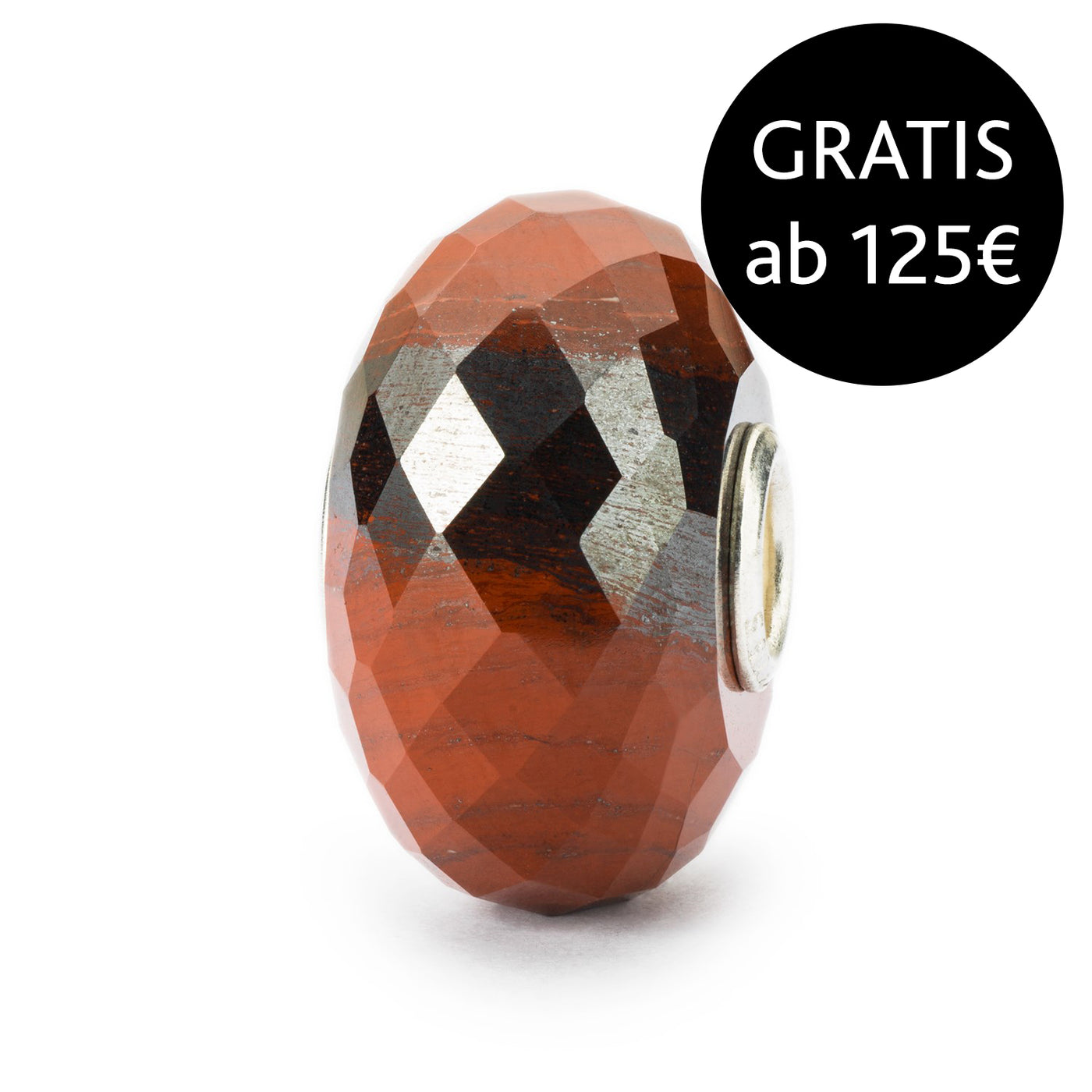 Roter Chalzedon mit Hämatit - Limitierter Black Friday Bead 2021