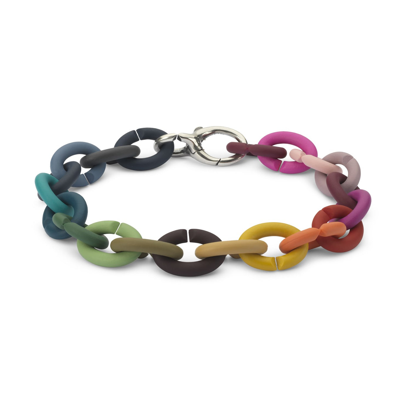 Rainbow Silver Bracelet